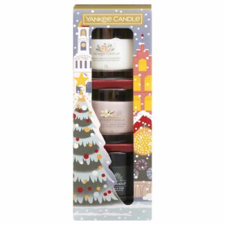 Passport To The Holidays Three Signature Filled Votives Gift Set