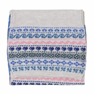 Blue Nordic Pull Through Scarf