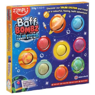 Baff Bombz Pack of 9 Mini Solar System
