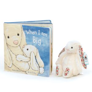 Cream Bunny Book And Toy Set