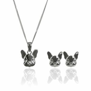 French Bulldog 2 Piece Jewellery Set