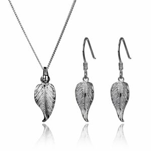 Leaf Drop 2 Piece Jewellery Set