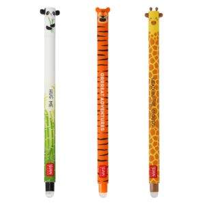 Set of 3 Wild Erasable Gel Pens