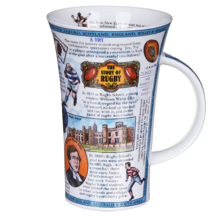 Dunoon Sport Of Rugby Glencoe Shape Mug - 17.50 Dunoon Sport Of Rugby Glencoe Shape Mug