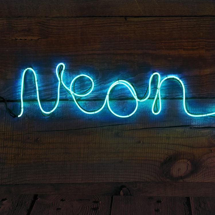 Make Your Own Neon Effect Sign – Blue - 14.24 Make Your Own Neon Effect Sign – Blue