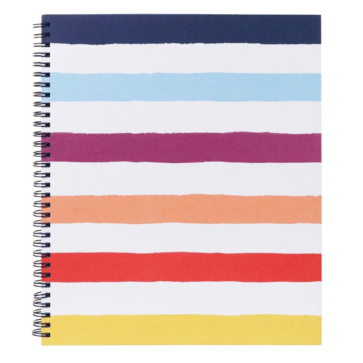 Kate Spade New York Candy Stripe Large Spiral Notebook | Campus Gifts