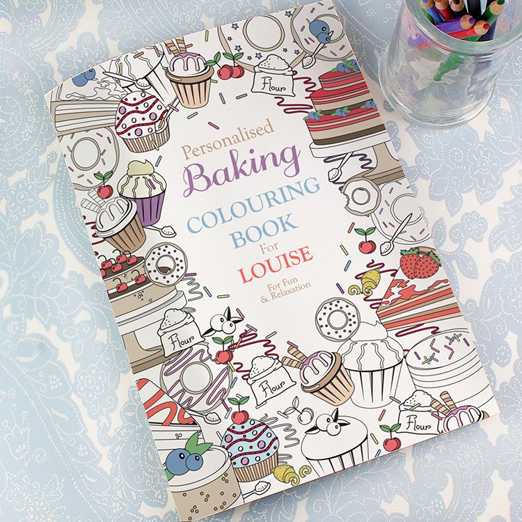 Personalised Baking Colouring Book - 11.69 Personalised Baking Colouring Book