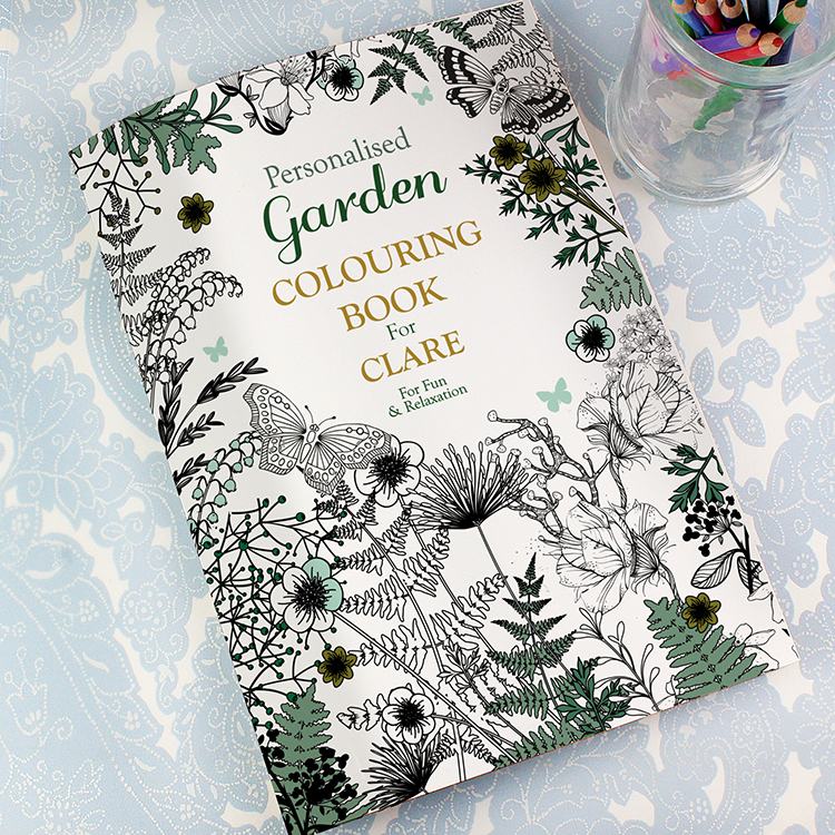 Personalised Gardening Colouring Book - 11.69 Personalised Gardening Colouring Book