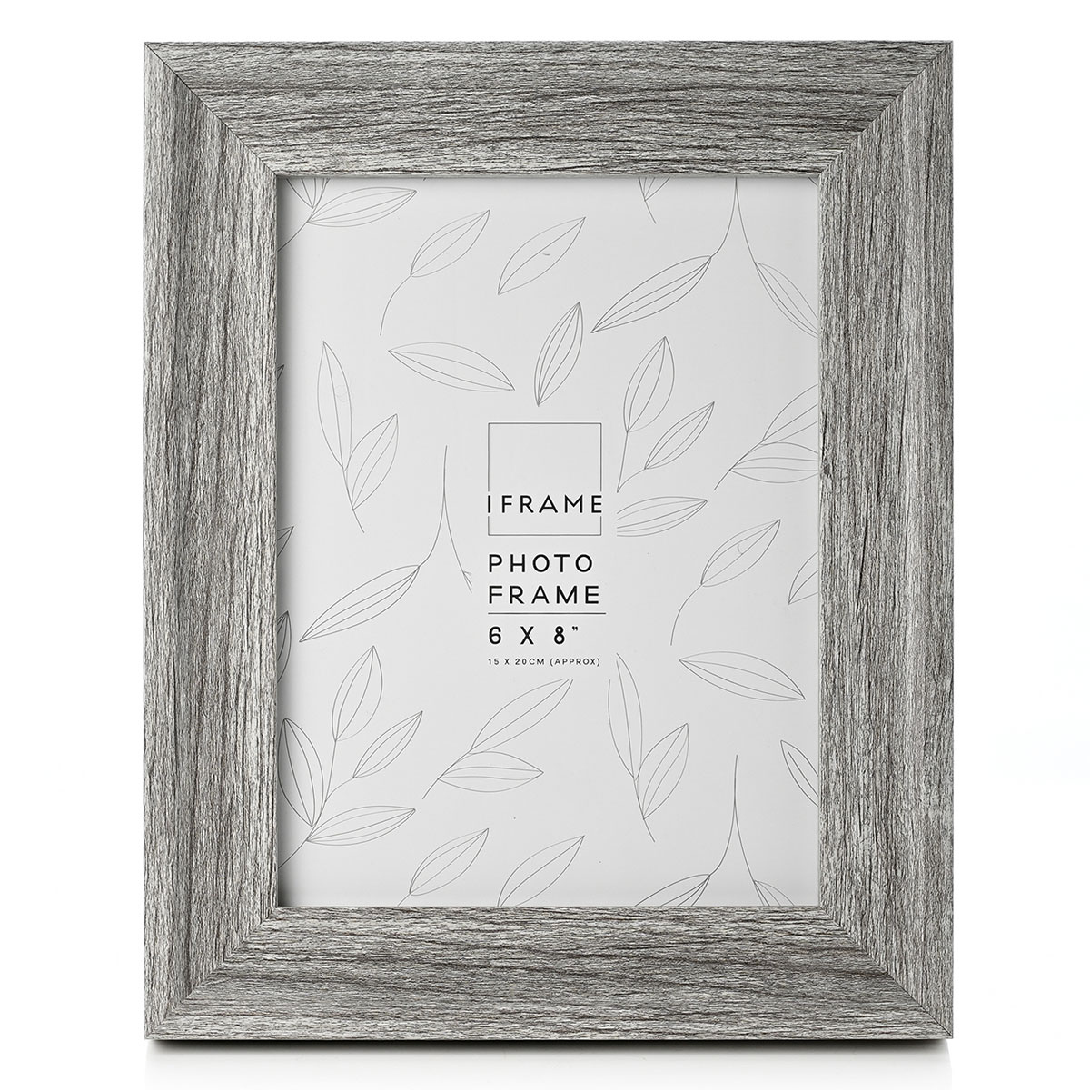 Widdop Co Mid Grey Wood 8 x 6 Photo Frame Campus Gifts