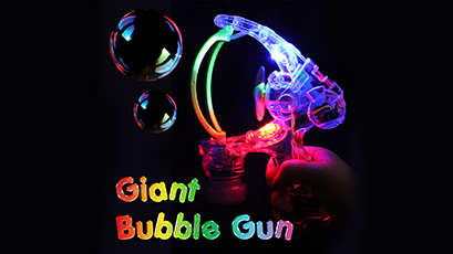 Dzine Giant Light Up Bubble Gun