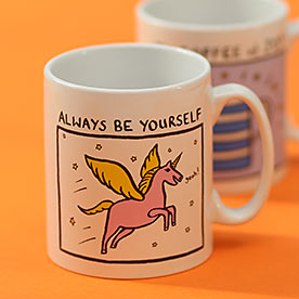 Mugs from Edward Monkton range