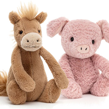 Jellycat farm animals