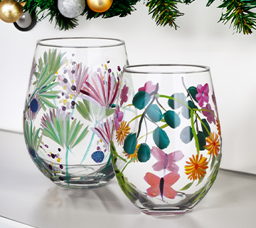 Lynsey Johnstone Stemless Glasses