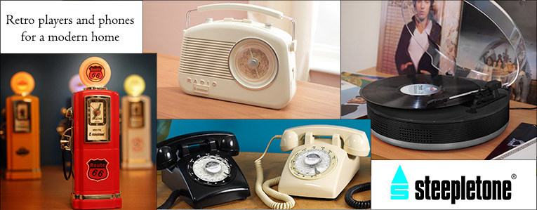 Steepletone Record Players, Radios and Phones